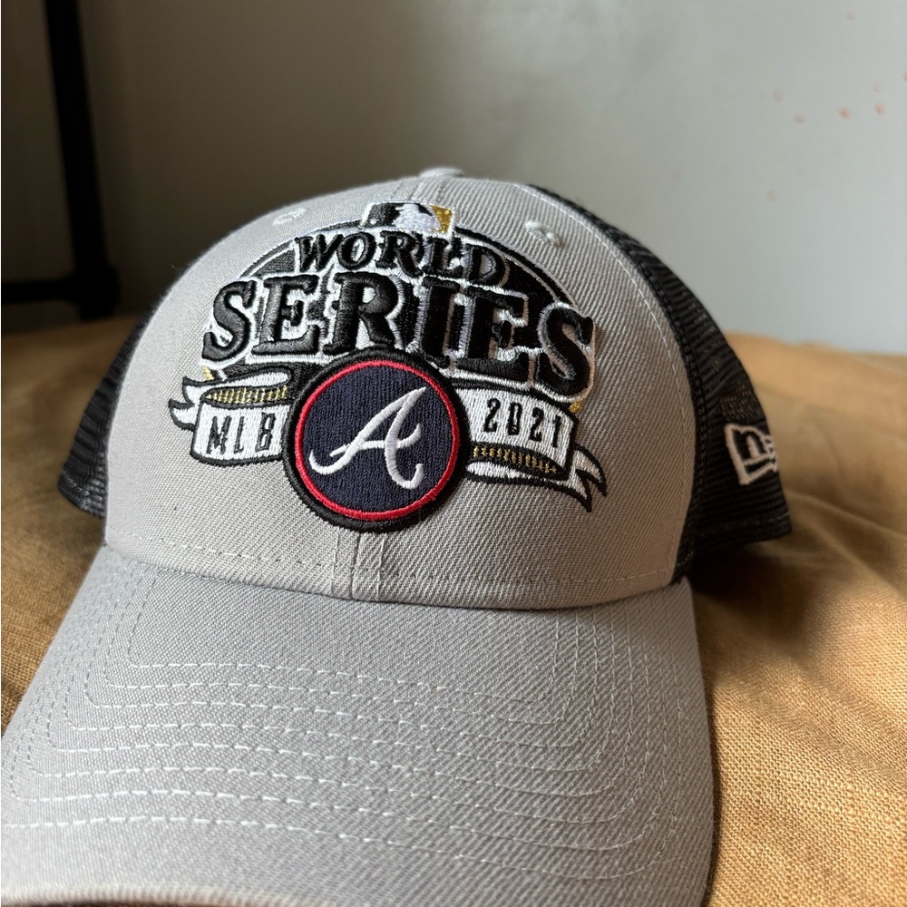 Braves World Series 2021 Black and Gray Cap